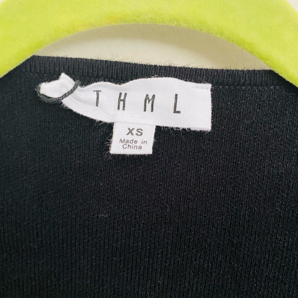 THML Ruffle Sleeve Ruffle Fringe Cardigan - Picture 5 of 6